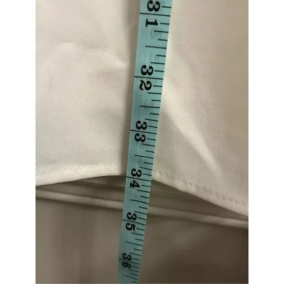 TCEC asymmetrical ruffle dress white M - Picture 6 of 6